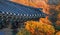 Roof detail Fish Wind Chime at Korean Buddhist Temple