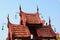 Roof detail. Royal Park Rajapruek. Chiang Mai province. Thailand