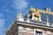 Roof details Palace Versailles near Paris, France