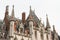 Roof details of Provincial Palace, Bruges.