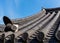 Roof eave of traditional architecture in Korea