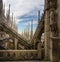 Roof of the Famous Milan Cathedral, Italy