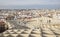 Roof footbridge for pedestrians at Metropol Parasol, Seville, Sp