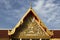 Roof gable Golden Thai style temple