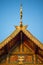 Roof gable temple in Thai style.