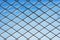 Roof glass modern windows metal grid blue sky pattern