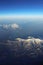 Roof of heaven over caucasus mountains