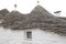 Roof of historical house in Alberobello, Italy, Europe