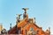 Roof of Hospital de Sant Pau in Barcelona