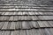 Roof of the hut made up of wood