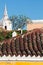 Roof and the Iglesia Church of Santo Domingo Cartagena