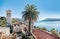 Roof of Leopold Mandic Church in the Old Town of Herceg Novi, Mo