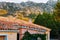 Roof of Modern residential house Porto Cervo luxury resort city