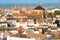 Roof of the old city and church in Cordoba, Spain