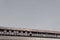 Roof of an old industrial building with rusted corrugated metal roof, copy space