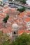 The roof of the old town of Kotor