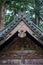 Roof ornaments of ShinkyushaSacred Stable in Toshogu Shrine,Nikko,Japan.