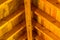 Roof rafters and center beam