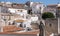 Roof scene in Monte Sant`Angelo, on the Gargano Promontory in Puglia, southern Italy.