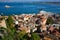 Roof, sea, Bourtzi castle, ship, Nafplion