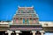 Roof of Sri Meenakshi hindu temple in Madurai