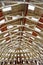 The roof structure of the No. 3 Covered Slip at The Historic Dockyard Chatham