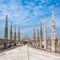 Roof terraces of Milan Cathedral, Lombardia, Italy