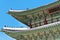 Roof of Third Inner Gate at Gyeongbokgung Palace in Seoul