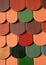 Roof tiles texture