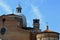 Roof top decoration of Padua Cathedral, Italy