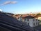 Roof top view to a church