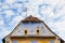 Roof of typical saxon house in transsylvania Romania