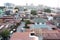 Roof view of a residential area in Manila suburbs. Paranaque. Metro Manila. Philippines