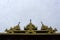 The roof of Wat Wang Wirawaram temple