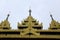 The roof of Wat Wang Wirawaram temple