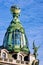 Roof of Zinger House Nevsky Prospect Avenue in St Petersburg, Russia