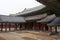 Roofed corridor in Changgyeonggung.