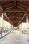 Roofed Corridor in the Garden of the Lord\\\'s Residence in Koko-en Garden, Himeji, Japan