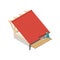 Roofer Isometric Icon