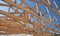 Roofing Construction. Wooden Roof Frame House Construction.