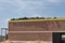 Roofing materials on roof of building under construction