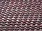 Roofing texture. Red corrugated tile element of roof. Seamless pattern. close up of red roof texture tile.