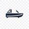 Roofless Speed Boat transparent icon. Roofless Speed Boat symbol