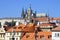 Roofs of the beautiful city of Prague.