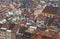 Roofs of buildings in Freiburg im Breisgau city