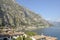 Roofs and cityscape on lakeside, Limone, Italy