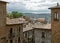 Roofs of houses, city Orvieto, Italy, Toscana