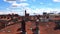 roofs of houses in the historic center of a European city