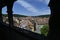 Roofs of the houses surrounding the old citadel in the old city of Sighisoara, Romania.