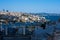 Roofs of Istanbul and view over the Bosphorus, Turkey